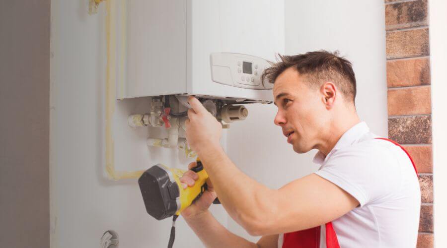 Local tankless water heater installation in The Rock, GA